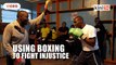 Kenyan lawyer brings boxing and justice to the slums