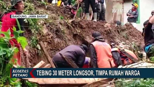 Intensitas Hujan Tinggi, Banjir dan Longsor Melanda Kabupaten Bandung