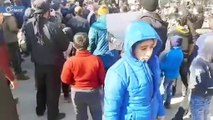 مظاهرات شعبية ضد هيئة تحرير الشام في إدلب