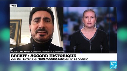 Accord post-Brexit : un "bon accord, équilibré" et "juste" selon Von Der Leyen