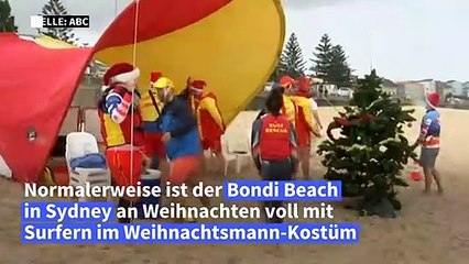 Wegen Corona: Leere am Bondi Beach zu Weihnachten