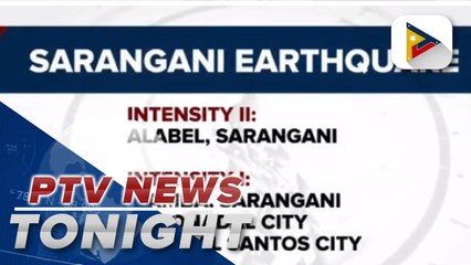 Télécharger la video: Magnitude 5.3 quake rocks Sarangani, Davao Occidental