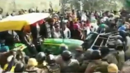 Farmers clashed with police in Uttarakhand