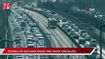 İstanbul’da 56 saatlik sokak kısıtlaması öncesi yoğunluk