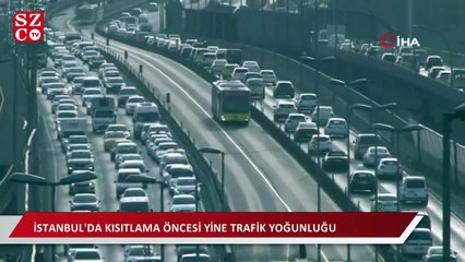 İstanbul’da 56 saatlik sokak kısıtlaması öncesi yoğunluk