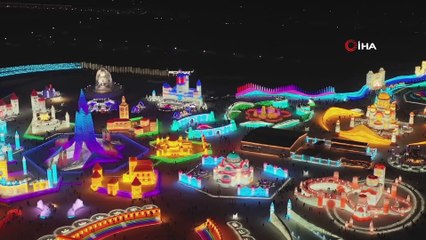 - Çin’de Harbin Kar ve Buz Dünyası görsel şölen sundu