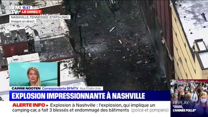 Explosion à Nashville: d'après la police, il s'agirait "d'un acte intentionnel"