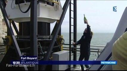Inauguration de la nouvelle plate-forme du Fort Boyard (JT France 3 - 22/04/2016)