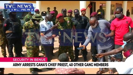 Army arrests Gana chief priest, 40 other gang members
