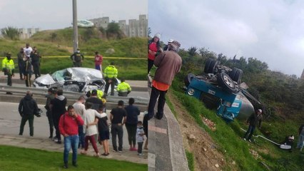 Un adulto y un menor muertos deja accidente de tránsito en el sur de Bogotá