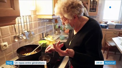 Noël : repas de fête dans une colocation intergénérationnelle