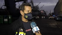 Fallecen tres marineros en el incendio de un carguero ruso atracado en el puerto de La Luz