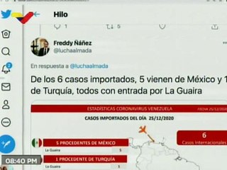 COVID-19 | Venezuela registra 352 casos comunitarios, 6 importados y tasa de recuperación de 95%