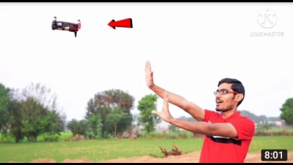 Controlling Drone With My Hand _ देखिये ये ड्रोन मेरे हाथ के इशारे से चल रहा है _ Wow