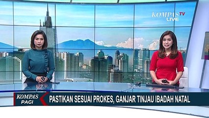 Gubernur Ganjar Pranowo Tinjau Pelaksanaan Ibadah Natal di Semarang