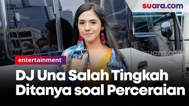 Ditanya soal Kabar Cerai dengan Suami, DJ Una Salah Tingkah