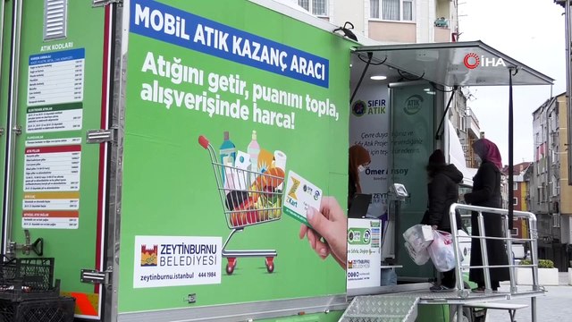 Atığını getiren alışveriş puanını kaptı