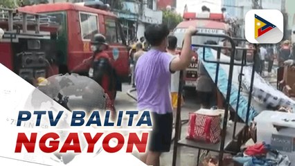 Pabrika ng ice cream at residential area sa QC, nasunog