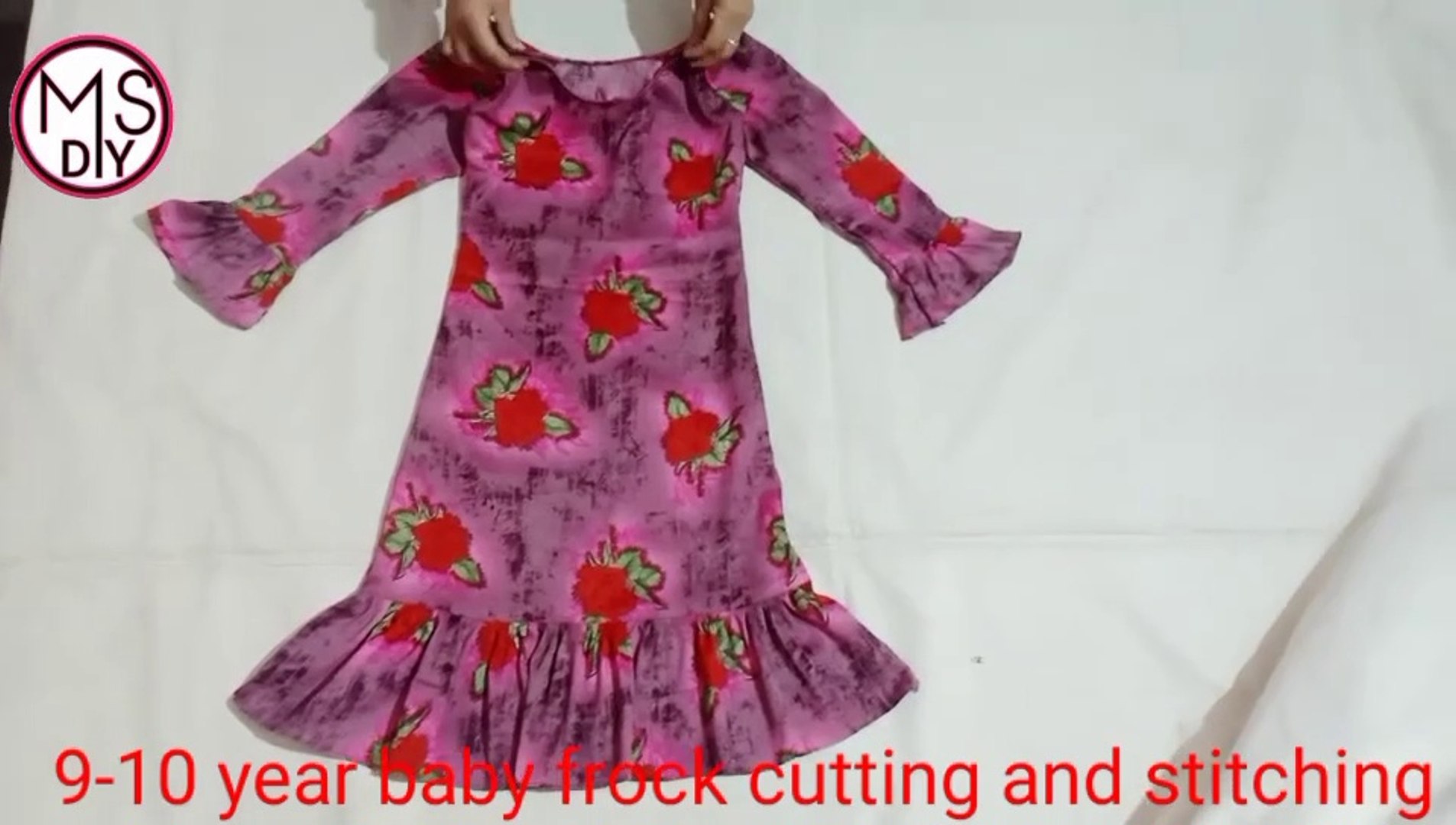 Simple frock shop ki cutting