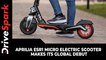 Aprilia eSR1 Micro Electric Scooter Makes Its Global Debut | Specs, Features & Other Details