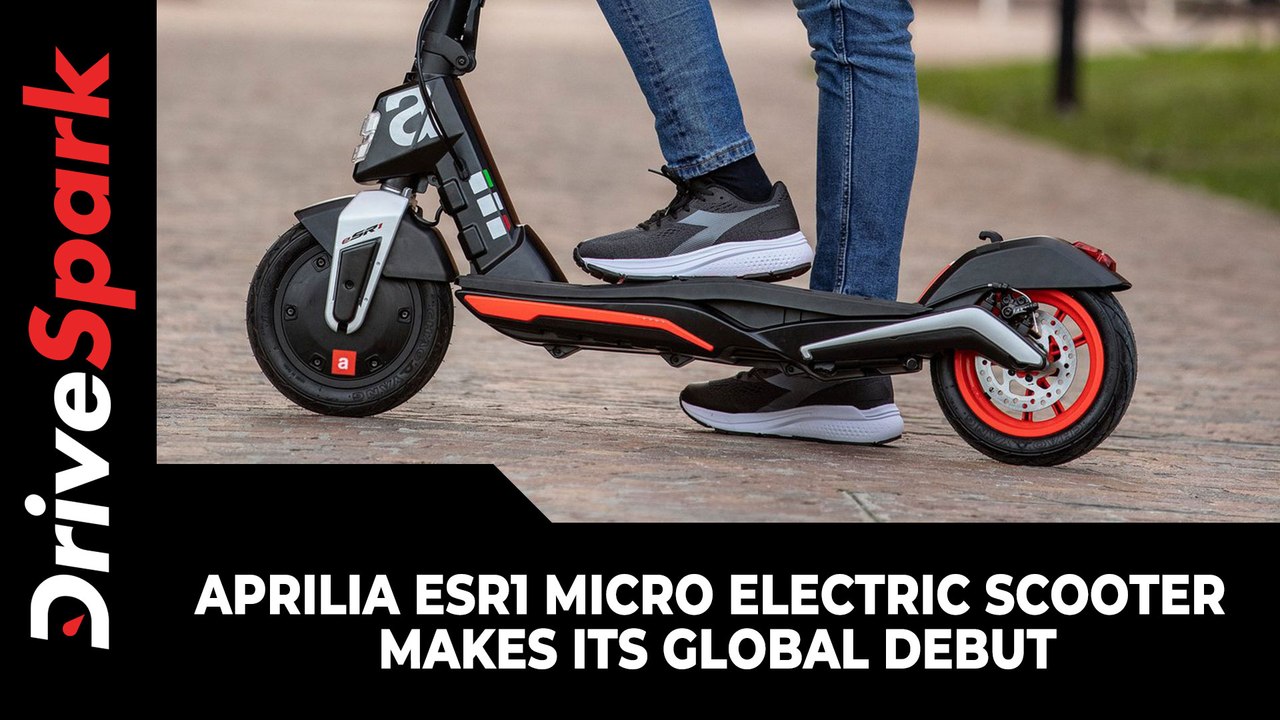 Aprilia eSR1 Micro Electric Scooter Makes Its Global Debut | Specs, Features & Other Details