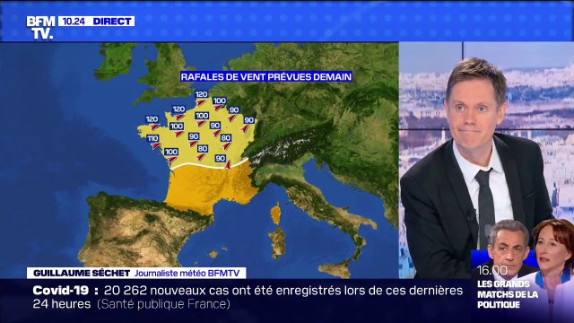 Tempête Bella: des rafales jusqu'à 120 km/h attendues ce dimanche