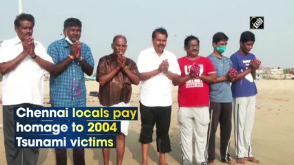 Chennai locals pay homage to 2004 tsunami victims
