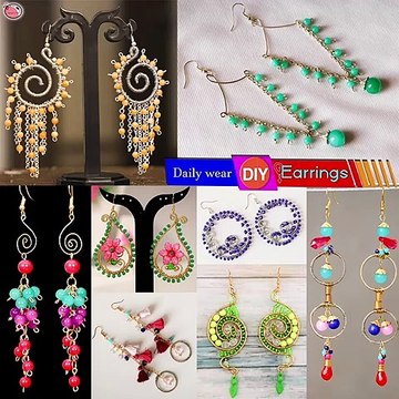 11 Girls Fashion! Daily Were Looking Beautiful - DIY Earrings