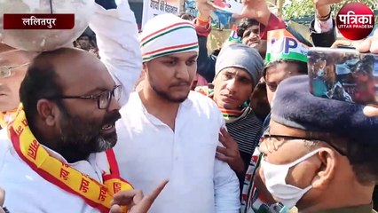 सिर पर गायों की अस्थियां लेकर निकले अजय लल्लू गिरफ्तार