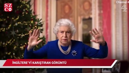 İngiltere'yi karıştıran görüntü... Kraliçe göbek attı