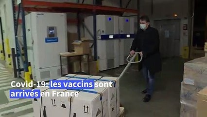 Covid-19: les premières doses de vaccin sont arrivées en France