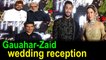 Star Studded wedding reception of Gauahar Khan and Zaid Darbar
