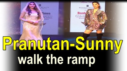 Sunny Leone, Pranutan Bahl walk the ramp for Bombay Times Fashion Week