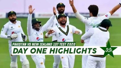 Pakistan vs New Zealand 1st Test Match Day 1  Highlights