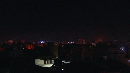 La bande de Gaza touchée par des frappes aériennes d'Israël