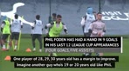 Guardiola expects Foden to improve composure in front of goal