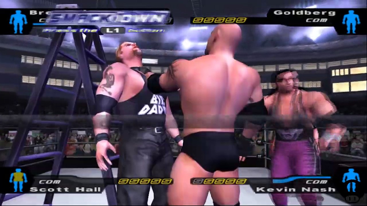 Here Comes the Pain Bret Hart vs Goldberg vs Scott Hall vs Kevin Nash