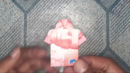 Money origami shirt tutorial
