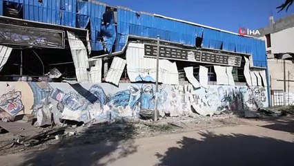 - İsrail’in Gazze’ye düzenlediği hava saldırısında büyük maddi hasar meydana geldi