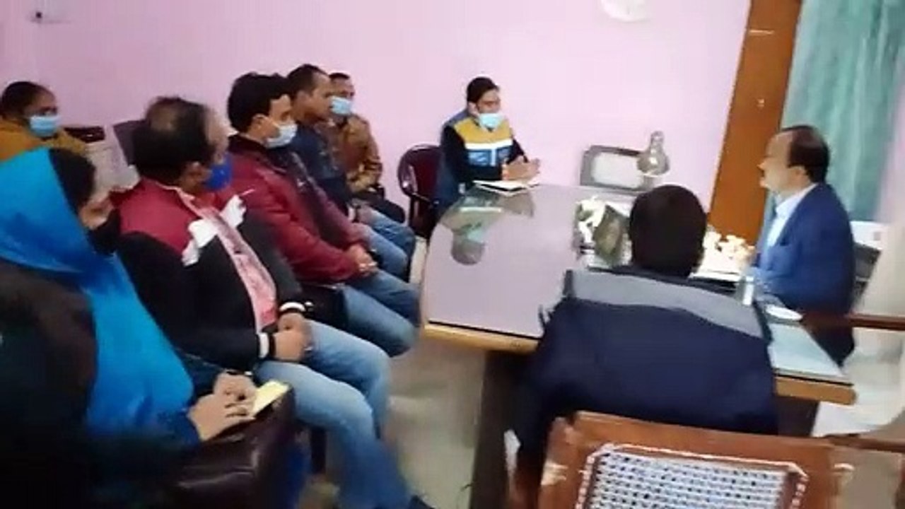 कोविड वैक्सीनेशन के संबंध में ब्लॉक टास्क फोर्स की बैठक में वैक्सीनेशन पर हुई चर्चा