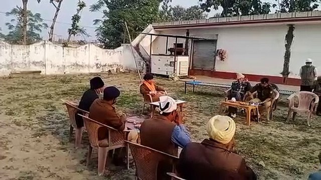 आईजी रेंज लखनऊ ने नौरंगाबाद गुरुद्वारे में किसानों से की वार्ता