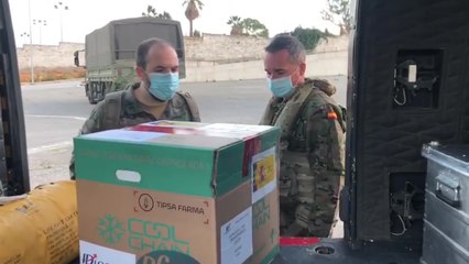 Las primeras dosis de la vacuna llegan a Ceuta