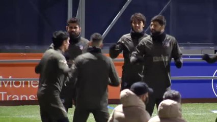 El Atlético regresa al trabajo tras la Navidad