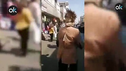 Luchadores mexicanos a sillazo limpio contra los que no llevan mascarilla