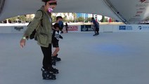 Floridians embrace outdoor ice skating tradition despite heat