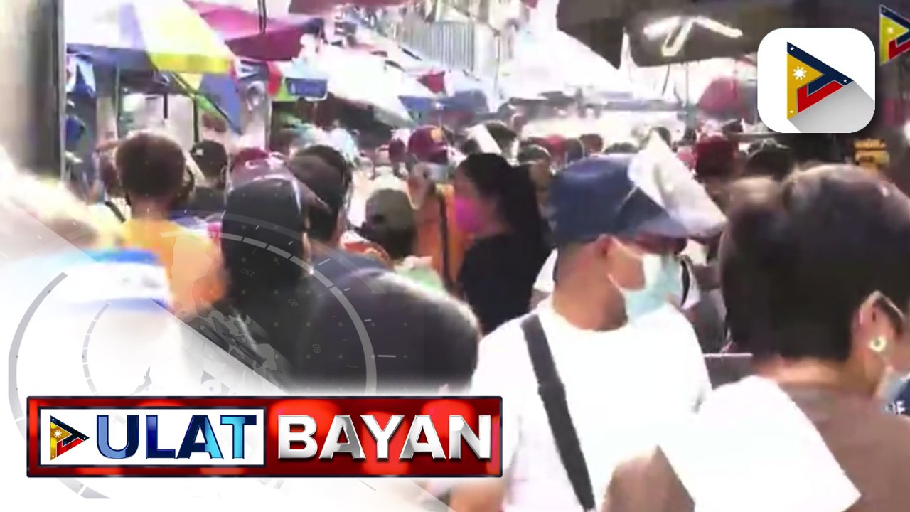 Ilang pamilihan, dinagsa habang papalapit ang bisperas ng bagong taon; Posibleng pagtaas ng COVID-19 cases sa Enero, magiging problema sa hospital capacity