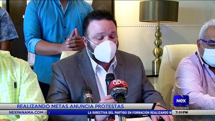 Partido Realizando Metas anuncia protestas  - Nex Noticias