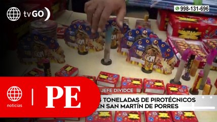 Incautan más de 4 toneladas de pirotécnicos en vivienda de SMP | Primera Edición