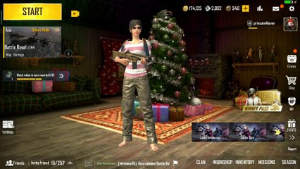 Pubg lite Free emots play and back ground set.