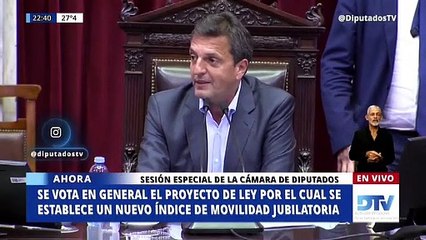 La chicana de Massa a Fernando Iglesias por confundir su voto durante la sesión por la nueva fórmula jubilatoria